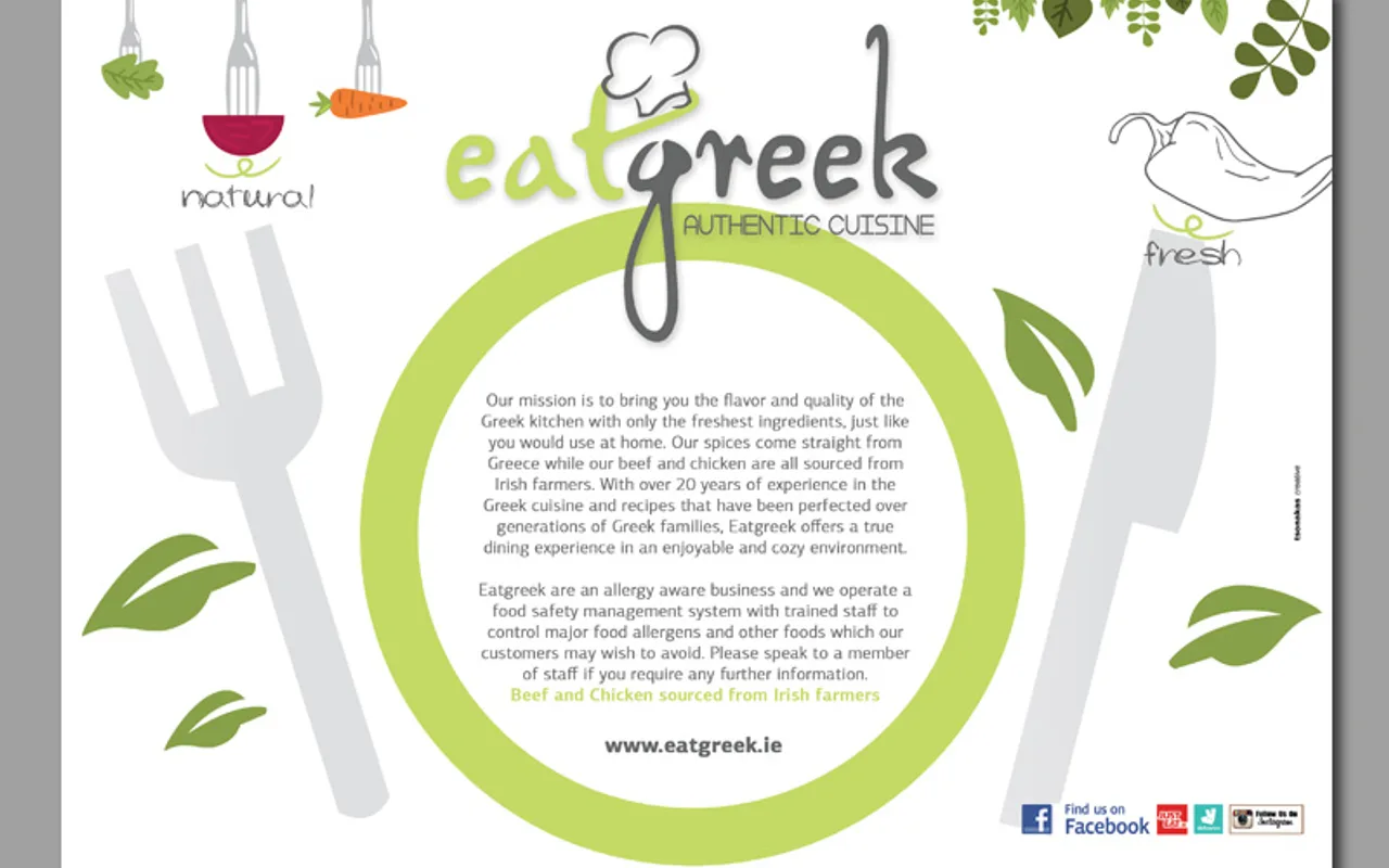 Eat Greek — Έντυπα